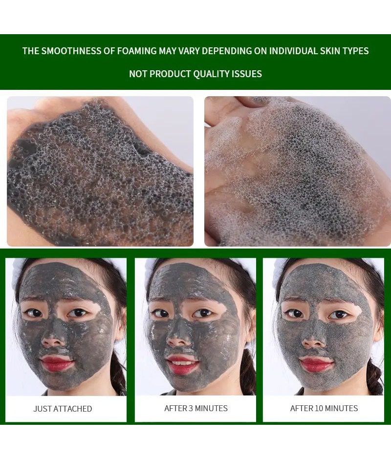 ماسک حبابی پاکسازی و لایه بردار کربن آکوا ۱۰۰ گرمی